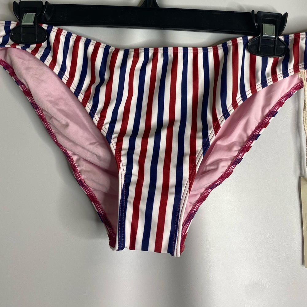 Xirena size L striped NWT bikini bottoms liberty women’s pants